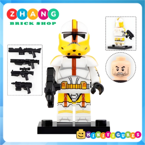 Xếp hình Star Wars binh đoàn Armored Clone Trooper mới nhất 2021 Lego Minifigures Xinh X0300
