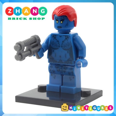 Xếp hình Dị nhân X-Men Mystique - Ironman - Captain Marvel - Winter Soldier - Wolverine Lego Minifigures Xinh X0109