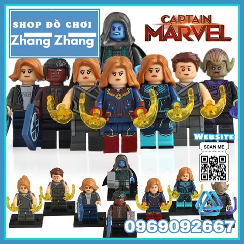 Xếp hình Lego Captain Marvel Lego Minifigures Xinh X0226