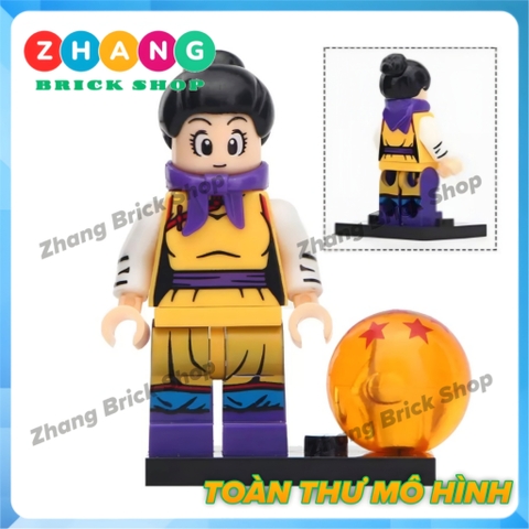 Xếp hình Dragon Ball Chi-Chi - Grand Priest Gotenks Xeno Goku Tien Shinhan Bardock Vegeta Lego Minifigures Koruit KT1011