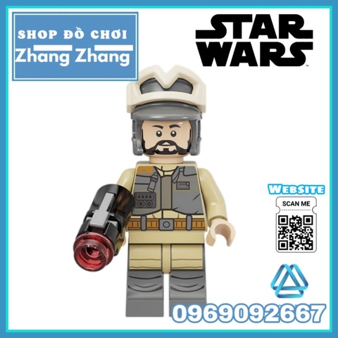 Đồ chơi xếp hình Star Wars Storm Trooper - Rebel Trooper First Order Flametrooper Minifigures POGO PG8290