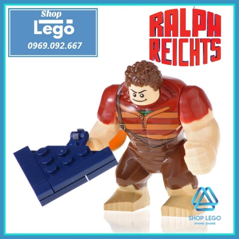 Xếp hình Người khổng lồ đập phá trong hoạt hình Wreck It Ralph tặng kèm hình diều Lego Minifigures Kopf KF700