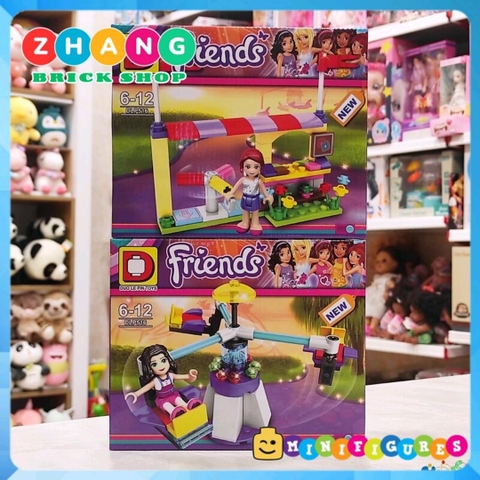 Đồ chơi xếp hình Friends búp bê Mia - Emma - Stephanie Minifigures DLP 516