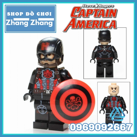 Xếp hình Captain America tuyển tập Siêu anh hùng mới nhất 2019 siêu đẹp siêu rẻ siêu hiếm Lego Minifigures Xinh X0236