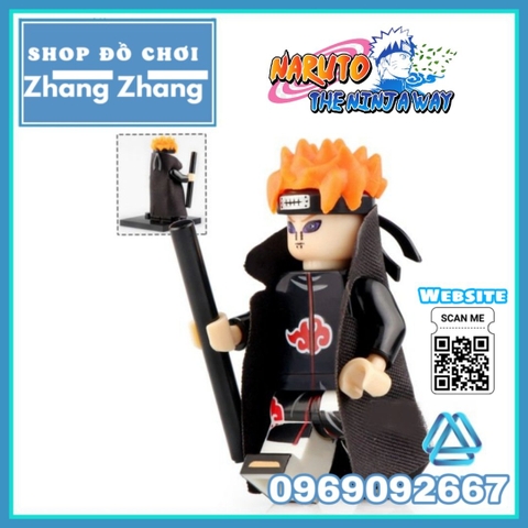 Xếp hình Naruto Boruto Mitsuki Gaara Minato Hashirama Tobirama Sakula Pain Lego Minifigures Kopf Kf6112