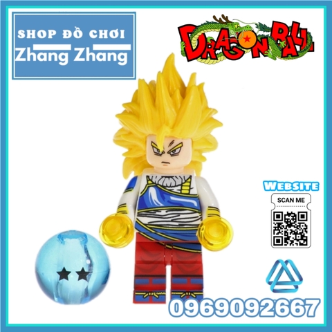 Xếp hình 7 viên ngọc rồng Dragon Ball Goku - Vegeta
- King Vegeta - Raditz
- Krillin Recoom Lego Minifigures Kopf KF6057
