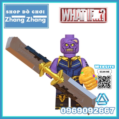 Đồ chơi xếp hình What if gồm Dr Strage Iron man - Thanos Deadpool - Thor Captain America - Spider man Minifigures WM6132