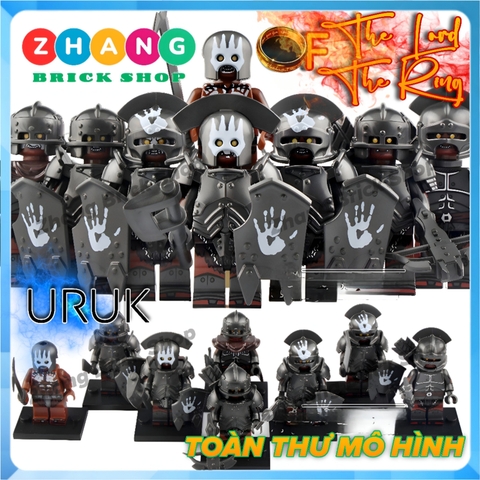 Xếp hình binh đoàn Orc - The lord of the ring Chúa tể những chiếc nhẫn Lego Minifigures Kruit KT1033