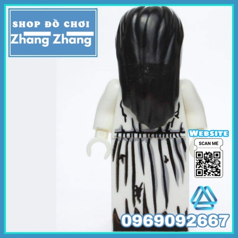 Xếp hình The Ring Vòng tròn sinh tử Sadako Samara Lego Minifigures KOPF KF208 WM816