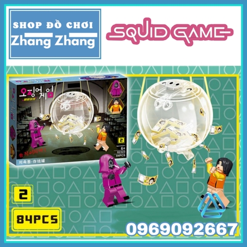 Đồ chơi xếp hình trò chơi con mực Squid Game Minifigures 82323