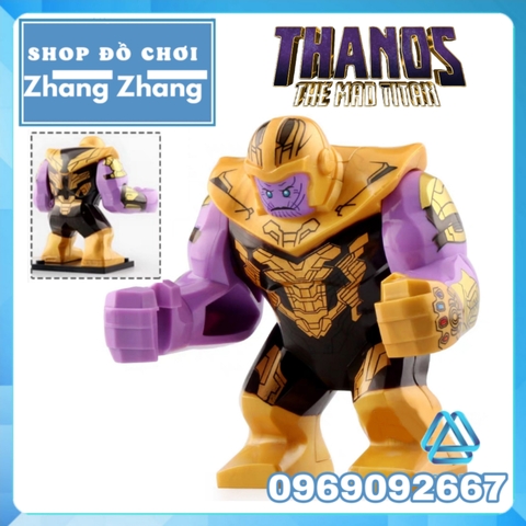 Xếp hình Thanos Avengers Endgame Suit BigFigures đại chiến siêu anh hùng Marvel Lego Minifigures Xinh xh1253