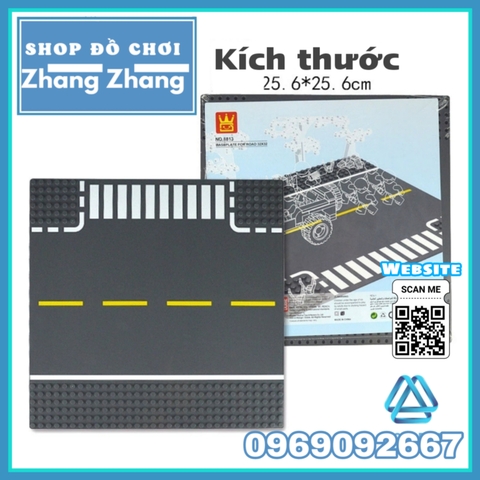 Xếp hình Lego Mô hình đường Baseplate Street Lepin King No 8810 8813