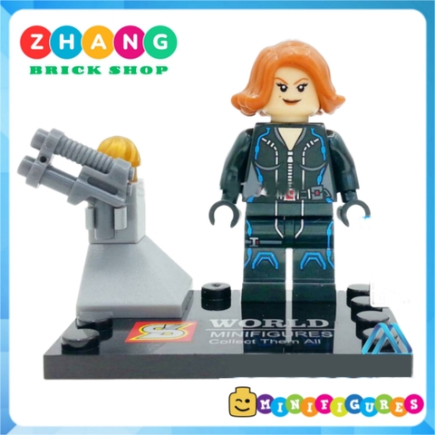 Xếp hình Avengers: Age of Ultron Henchman Ultron Sentry Baron Struker Quick Silver Black Widow Lego Minifigures SY276