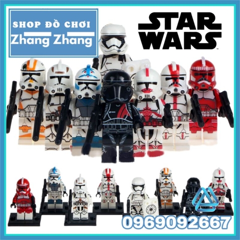 Đồ chơi xếp hình Star Wars Stormtrooper Special Forces First Order Trooper Minifigures POGO PG8097