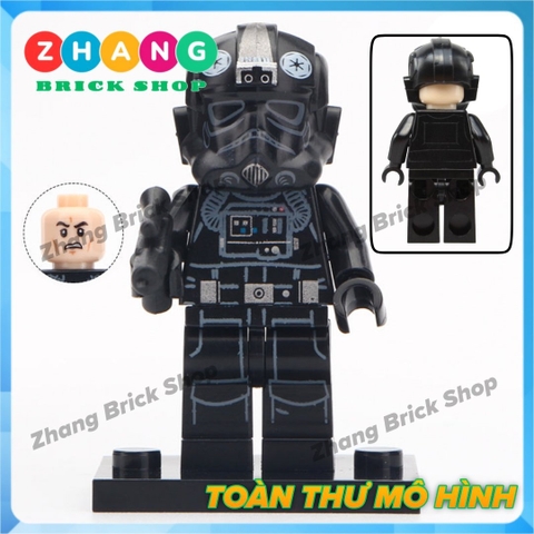 Xếp hình Star Wars Ki-Adi-Mundi - Rey - Moloch Luke Skywalker Imperial Pilot Rebel Trooper Lego Minifigures Pogo PG8116