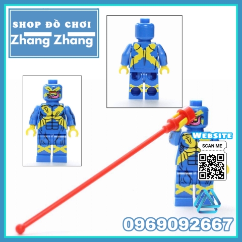 Xếp hình Venom Doctor Doom Ghost Rider Colossus Black Panther Wolverine Cyclops Captain Lego Minifigures POGO PG8187