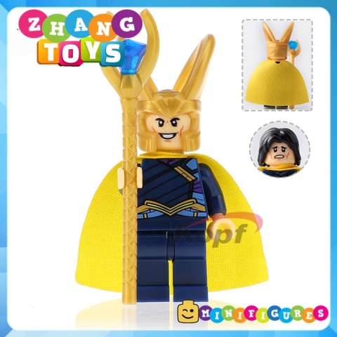 Xếp hình Thor Ragnarok - Amora - Jane Foster - Hulk - Loki Sakaarian Vonstagg - Grand Master Lego Minifigures Xinh X0165