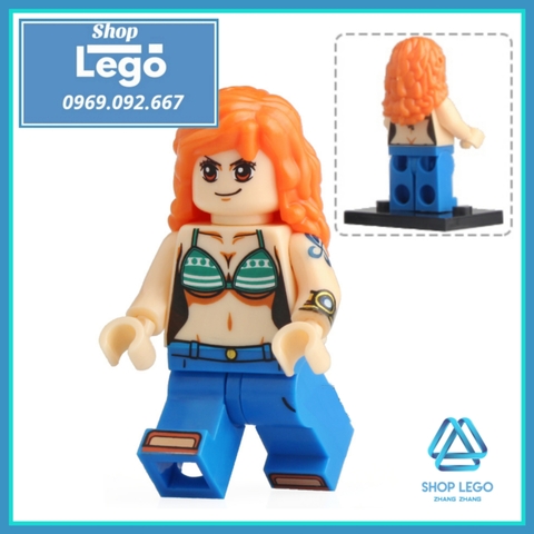 Xếp hình One Piece Nico Robin - Franky - Trafalgar - Sabo - Shanks
- Nami - Ace
- Brook Lego Minifigures Koruit KT1013