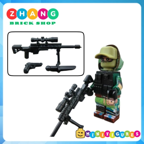 Xếp hình biệt đội đặc nhiệm Spetnazt phản ứng nhanh Swat Nga Lego Minifigures Decool 304 307