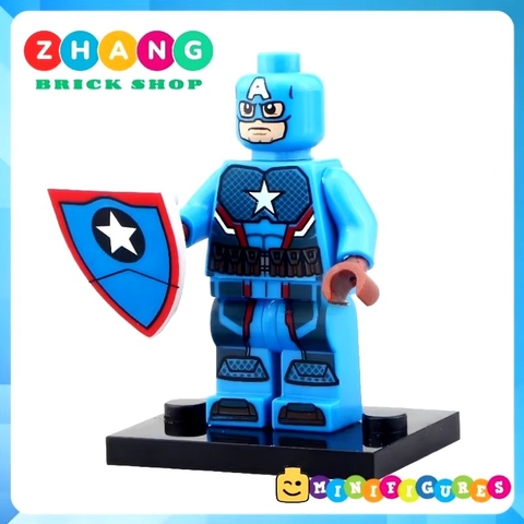Xếp hình Spider-Man Scorpion Sandman Kraven Hobgoblin Stan Lee Captain American Lego Minifigures POGO PG8017