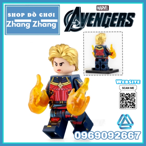 Xếp hình Avenger Thor Captain Marvel Ant man dr Strage  Wasp Scarnet Witch War Machine Iron Man Lego Minifigures Wm6063