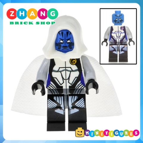 Xếp hình Luke Cage - Electrocutioner - Supergiant - Meteorite Siêu anh hùng Marvel & DC Lego Minifigures POGO PG8117