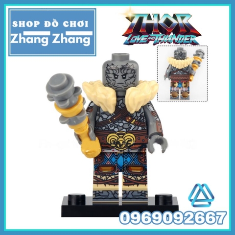Đồ chơi xếp hình Thần sấm Ravager Thor Valkyrie Korg Star Lord God Butcher Jane Foster Minifigures Xinh X0339