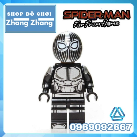 Xếp hình người nhện Spider-Man Steath Suite trong Far From Home Lego Minifigures Kopf KF6090 KF1164