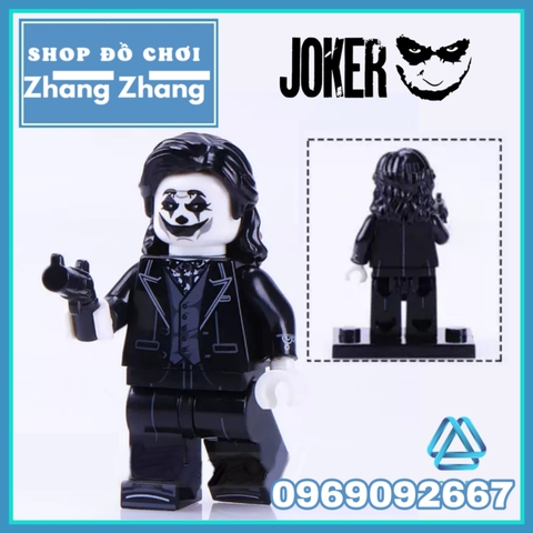 Xếp hình Batman Joker và Harley Quinn trong thành phố gotham Lego Minifigures WM6080