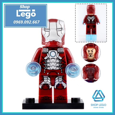 Xếp hình Tuyển tập Iron-man Thanos Warmachine  mk1 Lego Minifigures xinh X0252