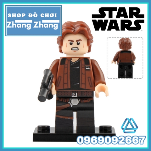Xếp hình Star Wars Sith Trooper - Han Solo - Luke Skywalker- Snoke- George Lucas Lego Minifigures WM6039
