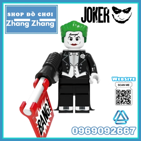 Xếp hình Joker tuyển tập tội phạm Gotham Lego Minifigures Kopf KF6110