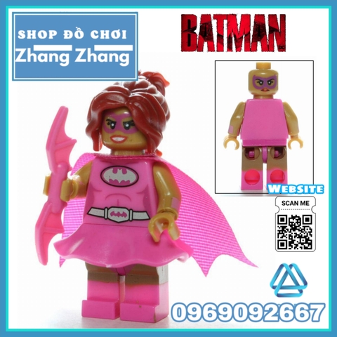 Xếp hình Batman Batgirl Redhood thành phố Gotham Lego Minifigures POGO PG124 131 PG8040