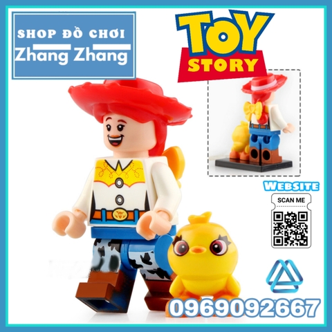 Xếp hình Toys Story Buzz Lightyear Woody Jessie Alien Bunny Bo Peep Gabby Duke Caboom Lego Minifigures Wm6060