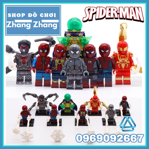 Xếp hình Spider Man Far from home, Mysterio Lego Minifigures Wm wm6071
