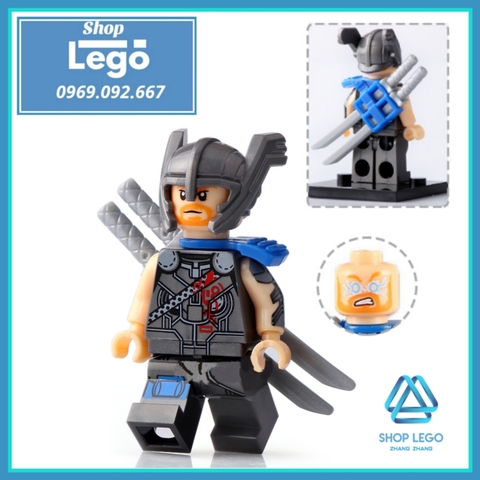 Xếp hình Thor Ragnarok - Amora - Jane Foster - Hulk - Loki Sakaarian Vonstagg - Grand Master Lego Minifigures Xinh X0165