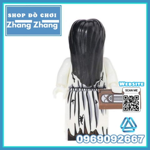 Xếp hình The Ring Vòng tròn sinh tử Sadako Samara Lego Minifigures KOPF KF208 WM816