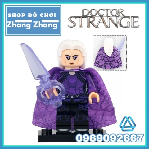 Đồ chơi xếp hình Doctor Strange Black Bolt - Mr Fantastic - Captain Marvel - Clea America Chavez Minifigures Xinh X0338