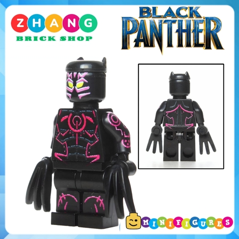 Xếp hình Black Panther Scarecrow Lana Lang Superwoman Psylocke Robin Marvel DC Green Arrow Lego Minifigures POGO PG8153
