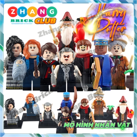 Xếp hình Harry Potter - Kingsley Shacklebolt - Dumbledore - James Potter - Lily Potter Lego Minifigures POGO PG8286