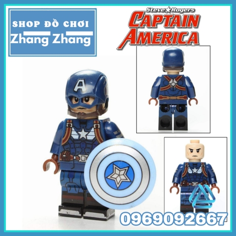 Xếp hình Captain America tuyển tập Siêu anh hùng mới nhất 2019 siêu đẹp siêu rẻ siêu hiếm Lego Minifigures Xinh X0236