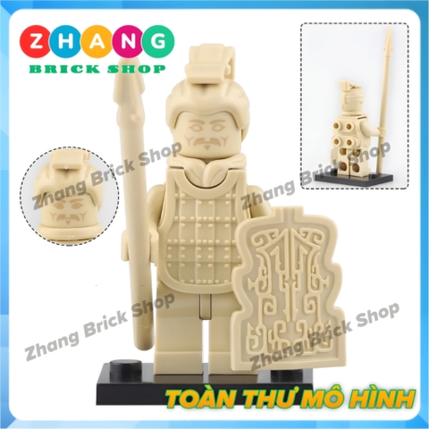 Xếp hình Đội quân đất nung Tần Thủy Hoàng Terra Cotta Warrior Lego Minifigures Koruit KT1089