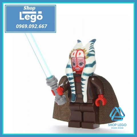 Xếp hình Star Wars Han Solo - Shaak Ti - Luminara Unduli - Luke Skywalker - Oola MTarkin Lego Minifigures POGO PG8051