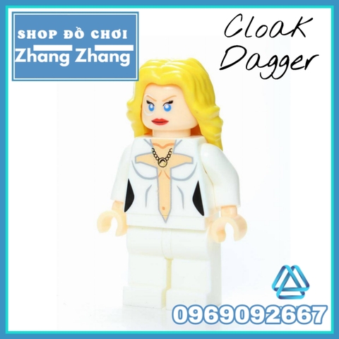 Xếp hình Cloak & Dagger Siêu anh hùng Marvel mới nhất 2020 Lego Minifigures Kopf KF572