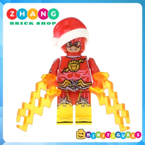 Xếp hình giáng sinh Hulk Deadpool Spider-Man Wolverine Supergirl Groot Marry Christmas Lego Minifigures POGO PG8185