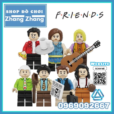 Đồ chơi xếp hình Những người bạn Friends trong TV Show Mỹ Minifigures CY1002