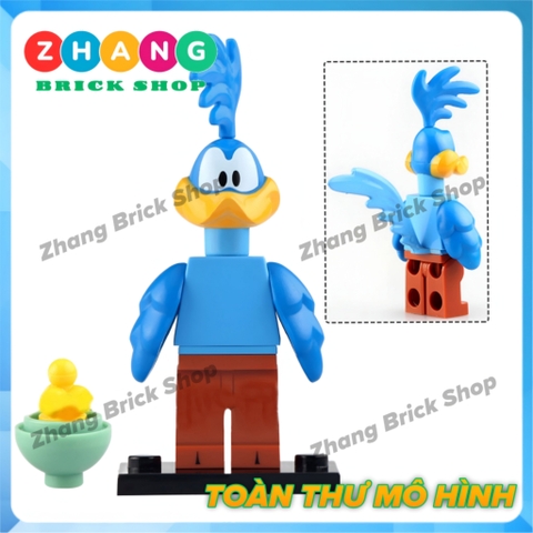 Đồ chơi xếp hình Bugs Bunny gồm Lona Bunny - Road Runner - Marvin - Daffy Duck - Sylvester Minifigures 91001 91006