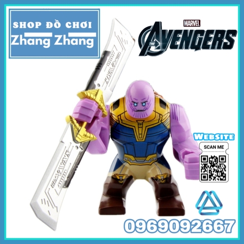 Xếp hình Thanos Endgame + Song đao mới nhất 2019 Lego Minifigures Xinh Xh1259