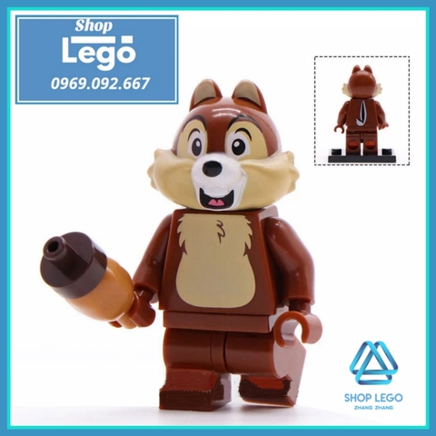 Xếp hình hoạt hình Mickey - Minnie - Louie - Deway - Mc Duck- Huey - Chip - Dale Lego Minifigures WM6066