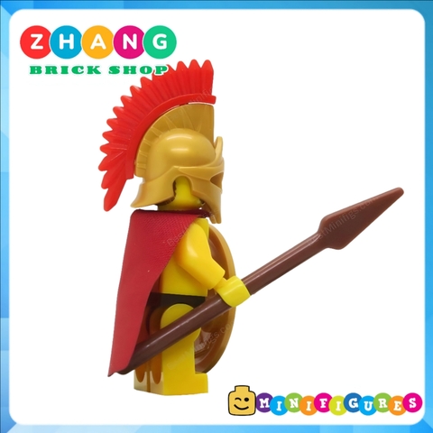 Xếp hình Sparta Gladiator 300 chiến binh Spartacus hùng mạnh nhất hành tinh Lego Minifigures Xinh X0164 Xh647